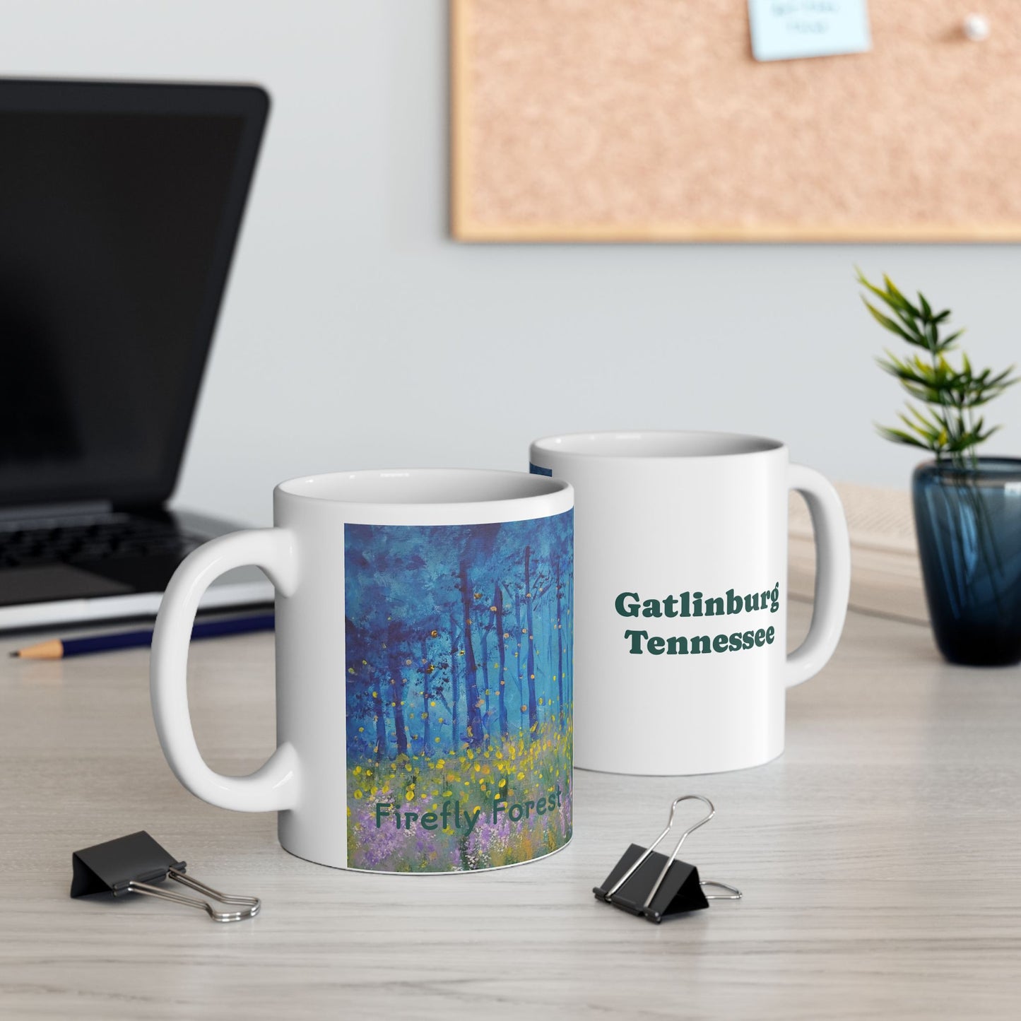 FireFly Forest Coffee Mug - GATLINBURG, TENNESSEE 11oz