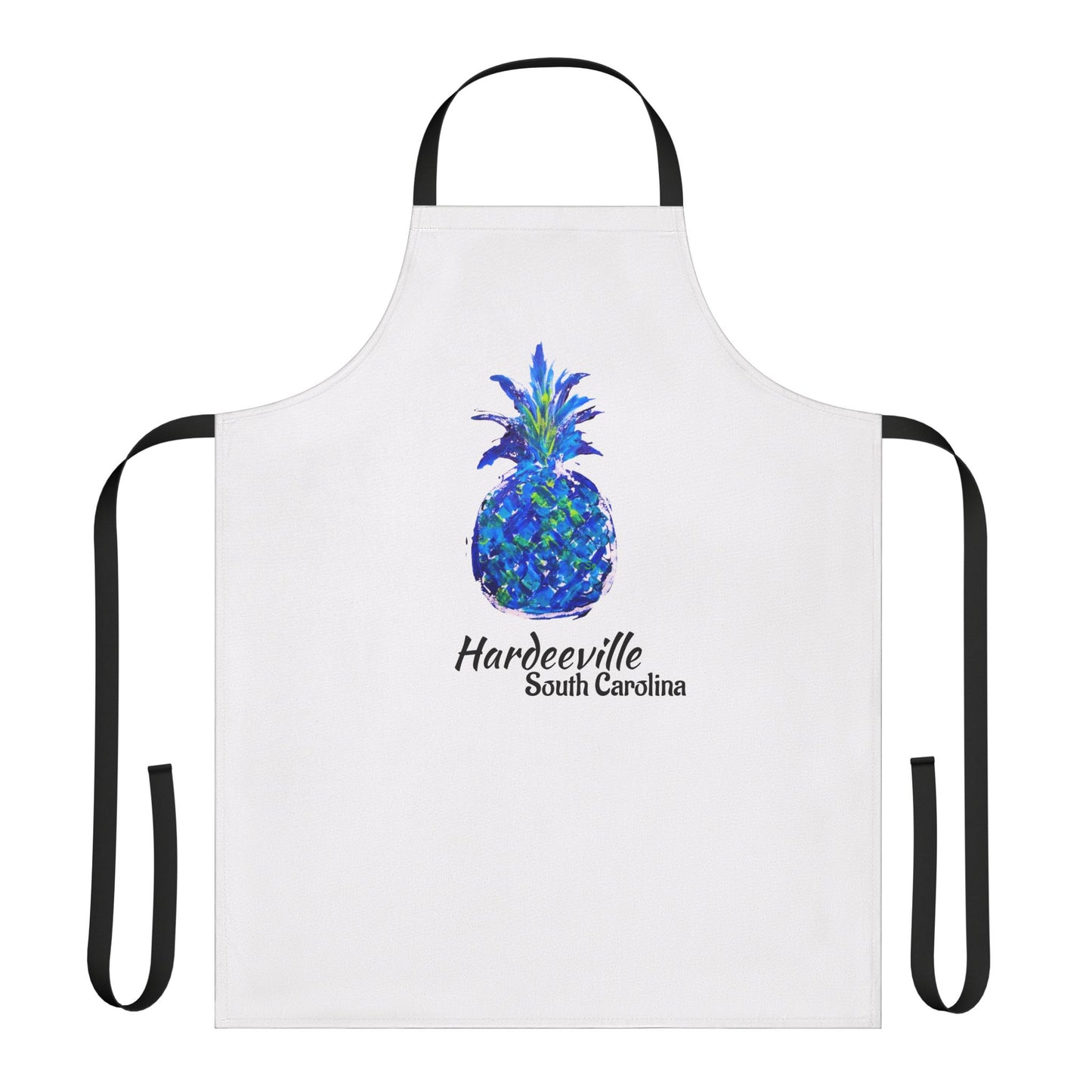 Pineapple Hug Apron - HARDEEVILLE, South Carolina - Blue