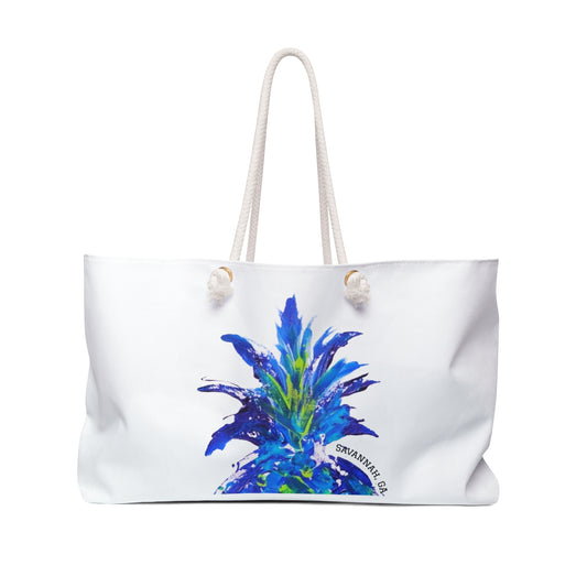 Pineapple Hug Weekender Tote - SAVANNAH  (Blue)