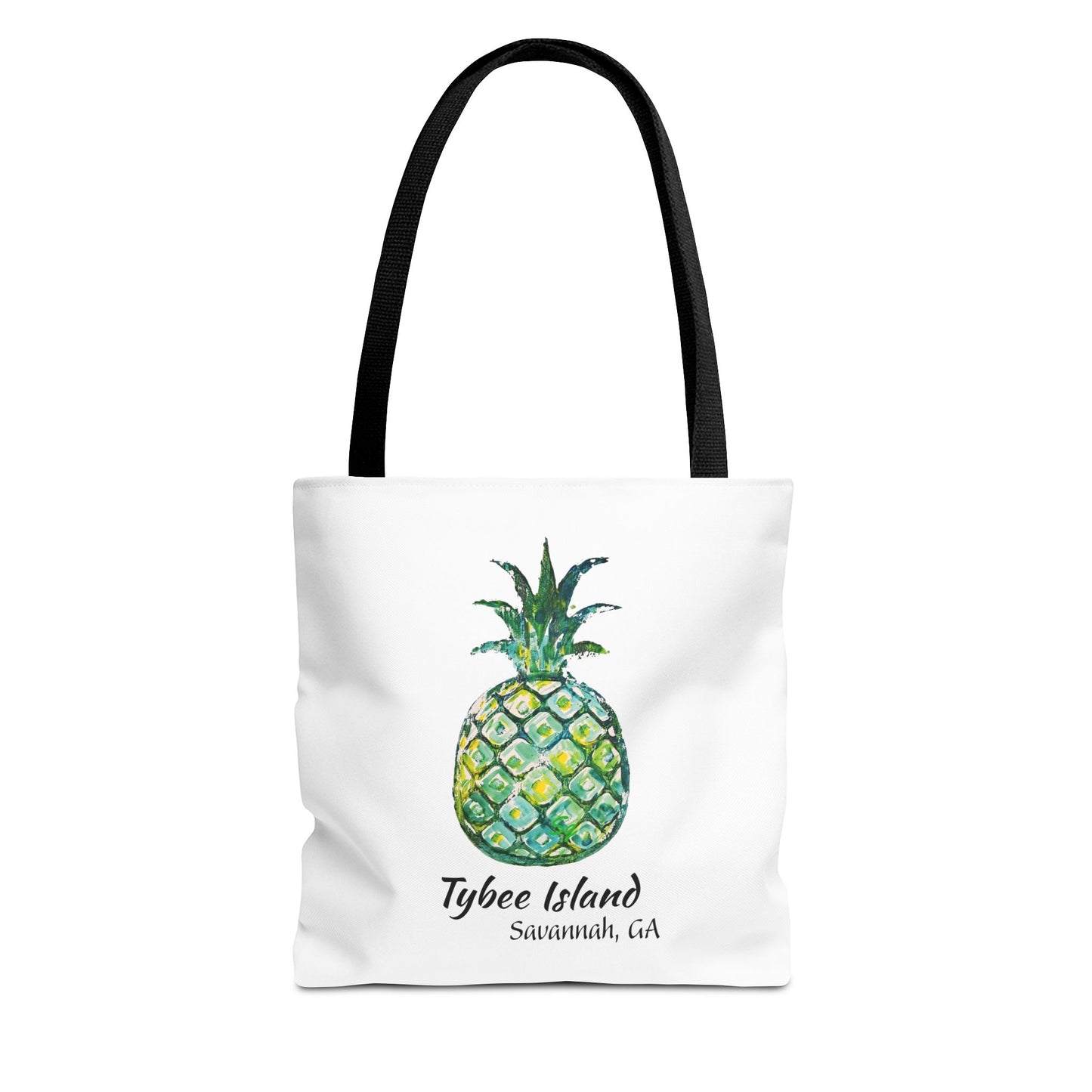 Pineapple Hug Tote - TYBEE ISLAND, GA (Green)