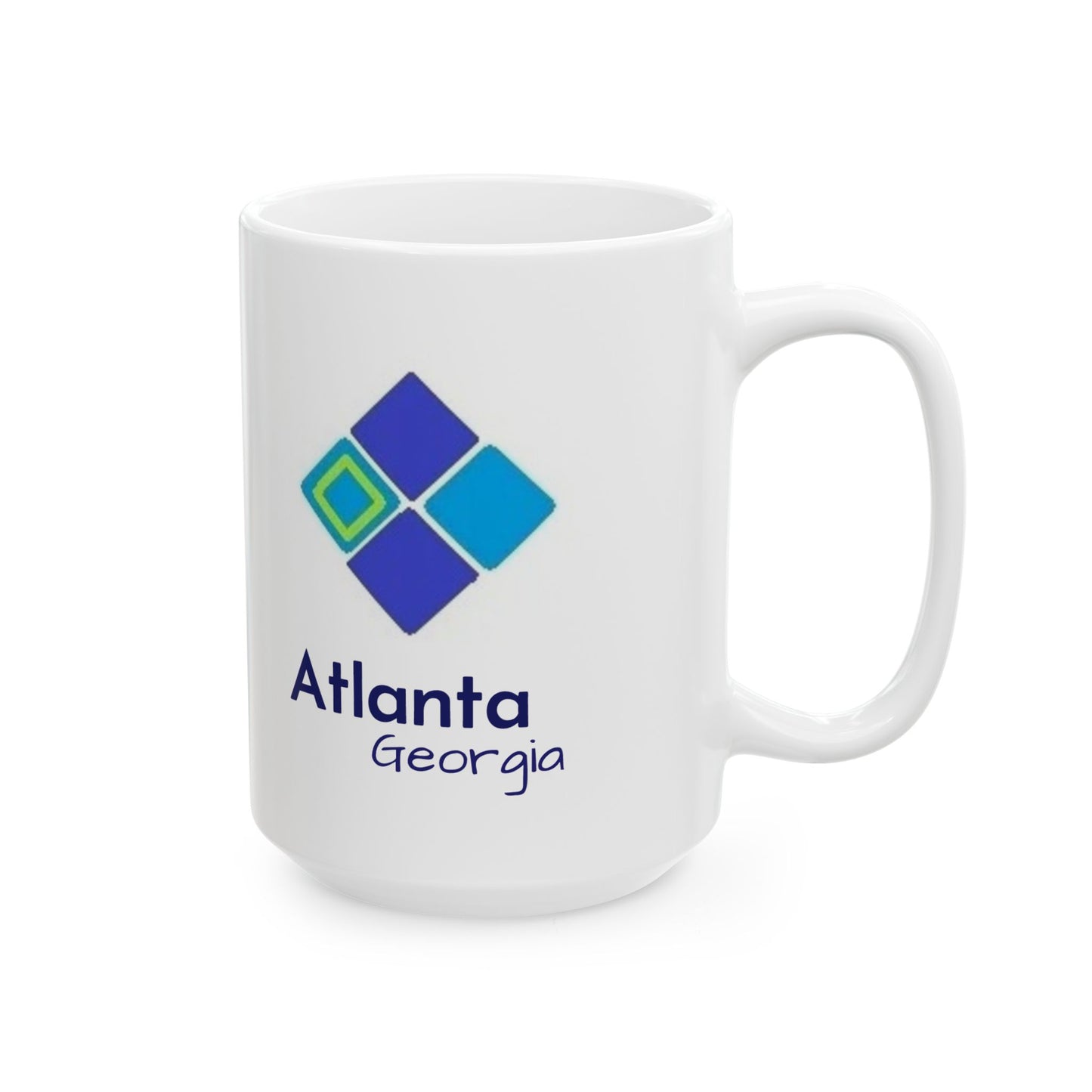 ATLANTA, GEORGIA ART MOSAIC COFFEE MUG-15 Oz